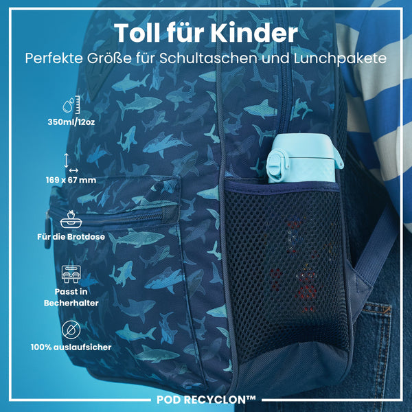 Recyclon Wasserflasche, Roboter, 350 ml