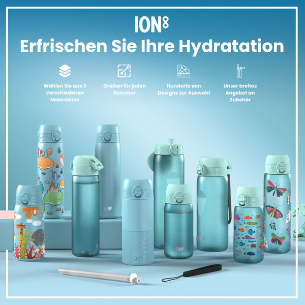 Recyclon Wasserflasche, Roboter, 350 ml