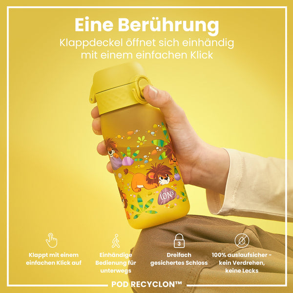 Recyclon Wasserflasche, Baby Lions, 350 ml