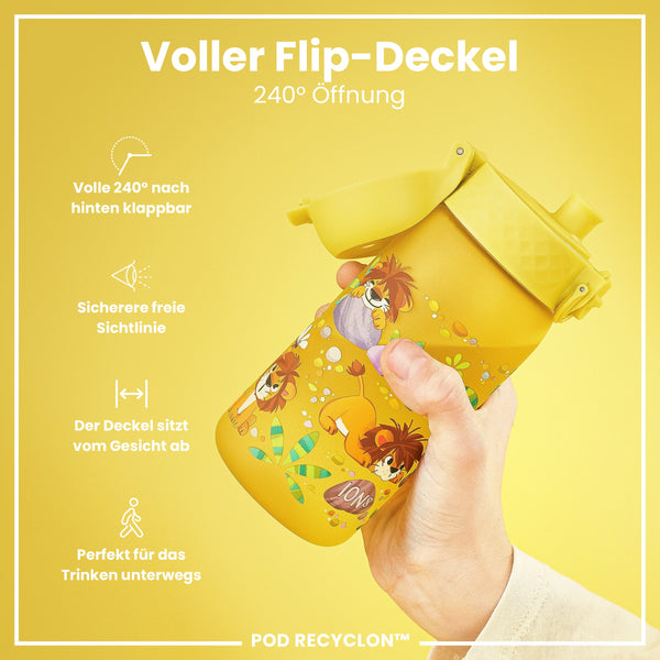 Recyclon Wasserflasche, Baby Lions, 350 ml