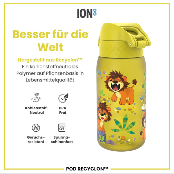 Recyclon Wasserflasche, Baby Lions, 350 ml