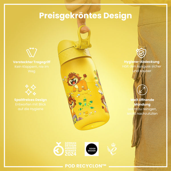 Recyclon Wasserflasche, Baby Lions, 350 ml