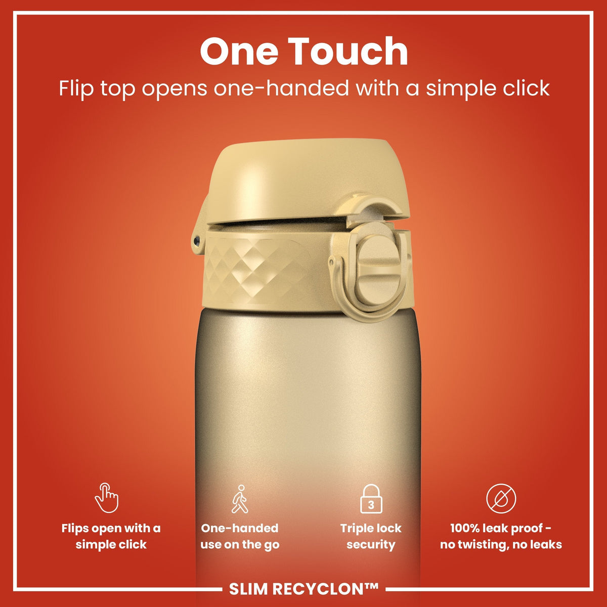 Recyclon Wasserflasche, Desert, 500 ml