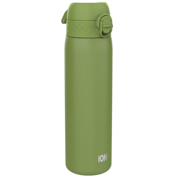 Leichte Edelstahl-Wasserflasche, Khaki Green, 600 ml
