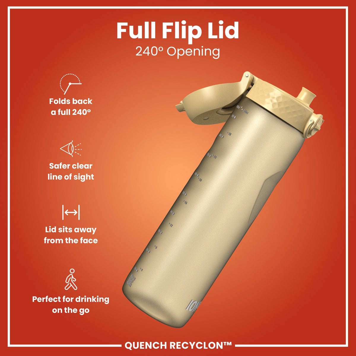 Recyclon-Wasserflasche, Wüste, 1 L