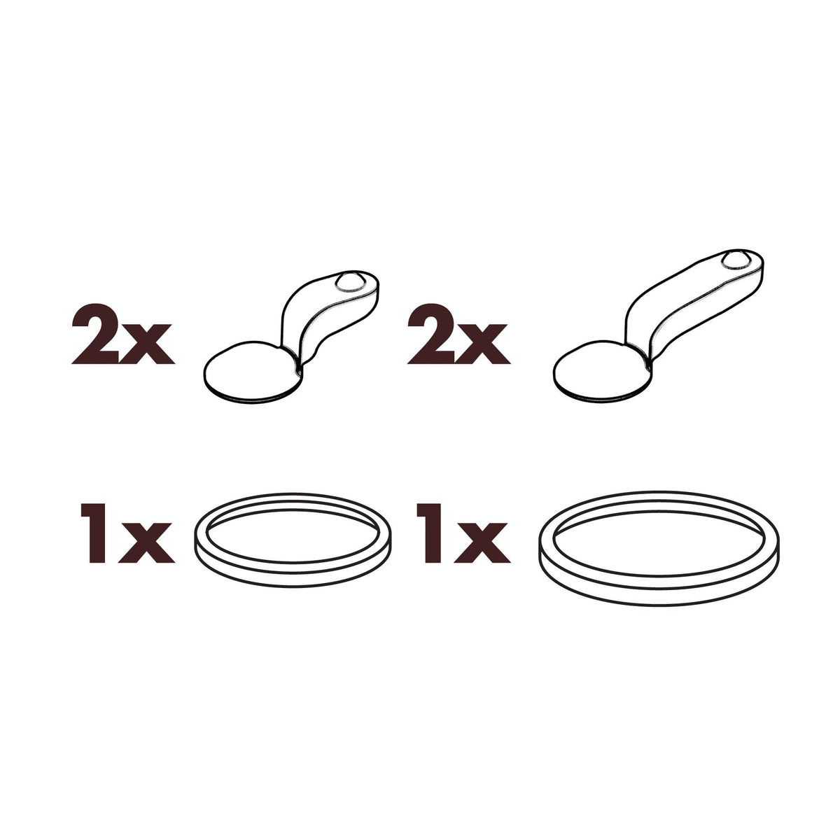 ION8 Auslaufsicheres Wasserflaschen-Zubehör, Ersatzdichtungen Neuer Stil