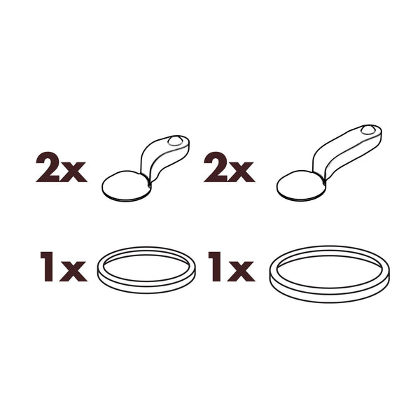 ION8 Auslaufsicheres Wasserflaschen-Zubehör, Ersatzdichtungen Neuer Stil