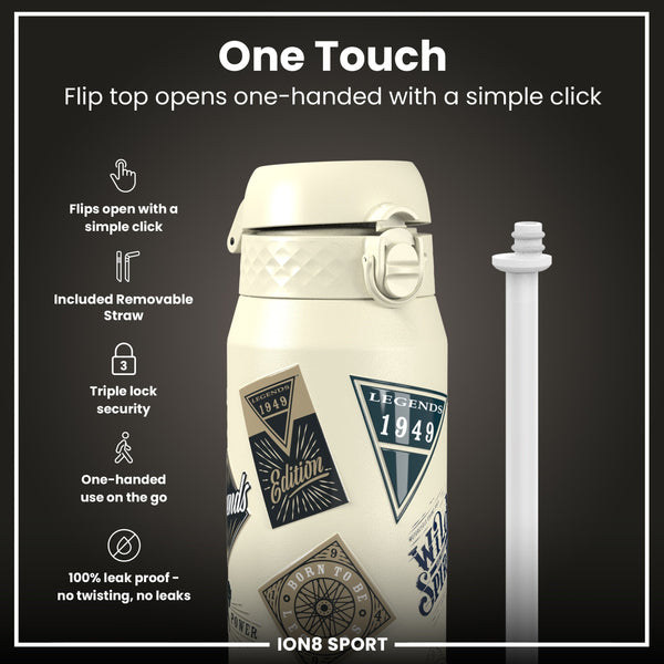 MotoGP x ION8 Isolierte Edelstahlflasche – MotoGP Classic Legends, 750 ml