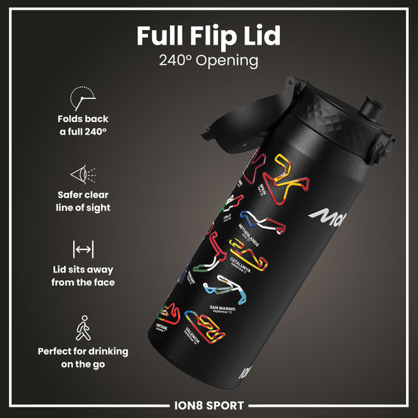 MotoGP x ION8 Isolierte Edelstahlflasche – MotoGP Mix, 750 ml