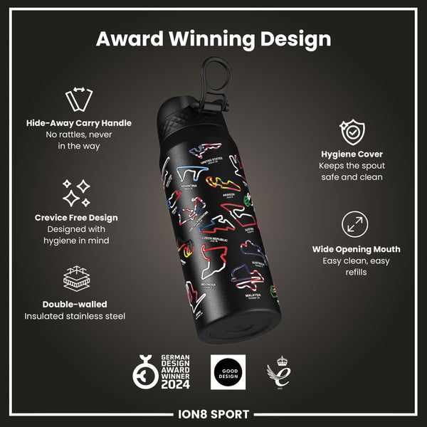 MotoGP x ION8 Isolierte Edelstahlflasche – MotoGP Mix, 750 ml