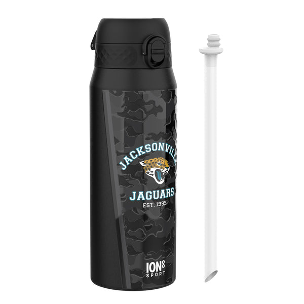 NFL x ION8, Isolierte Stahlflasche, Jaguars, 750 ml