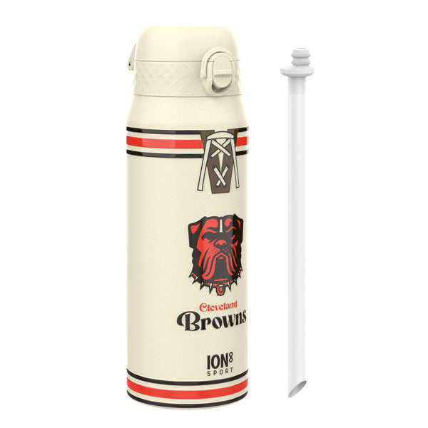 NFL x ION8, Isolierte Stahlflasche, Browns, 750 ml