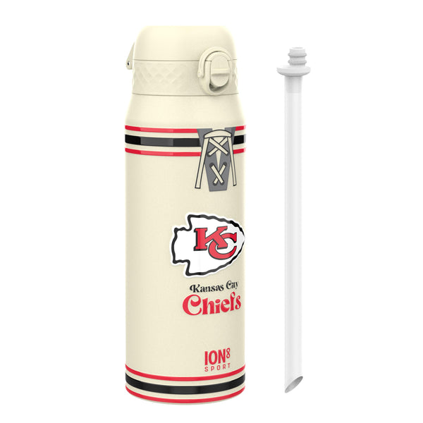 NFL x ION8, Isolierte Stahlflasche, Chiefs, 750 ml
