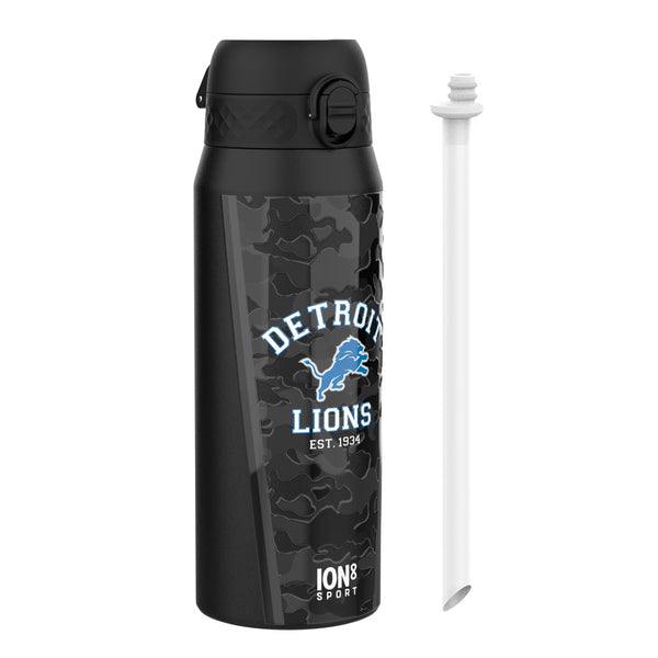 NFL x ION8, Isolierte Stahlflasche, Lions, 750 ml