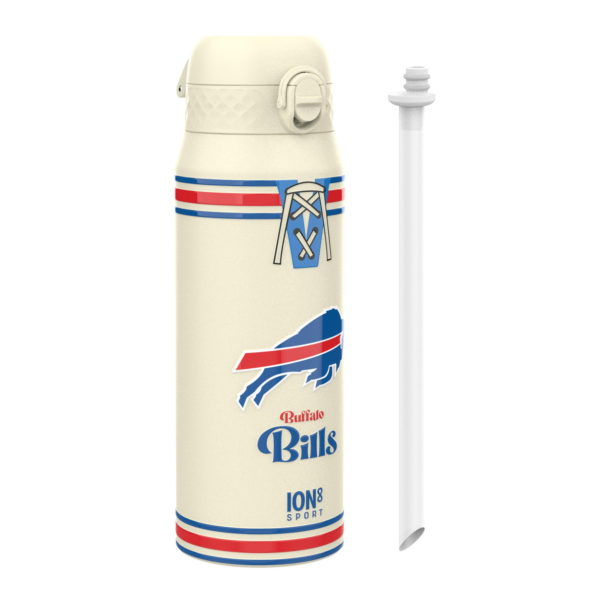 NFL x ION8, Isolierte Stahlflasche, Bills, 750 ml