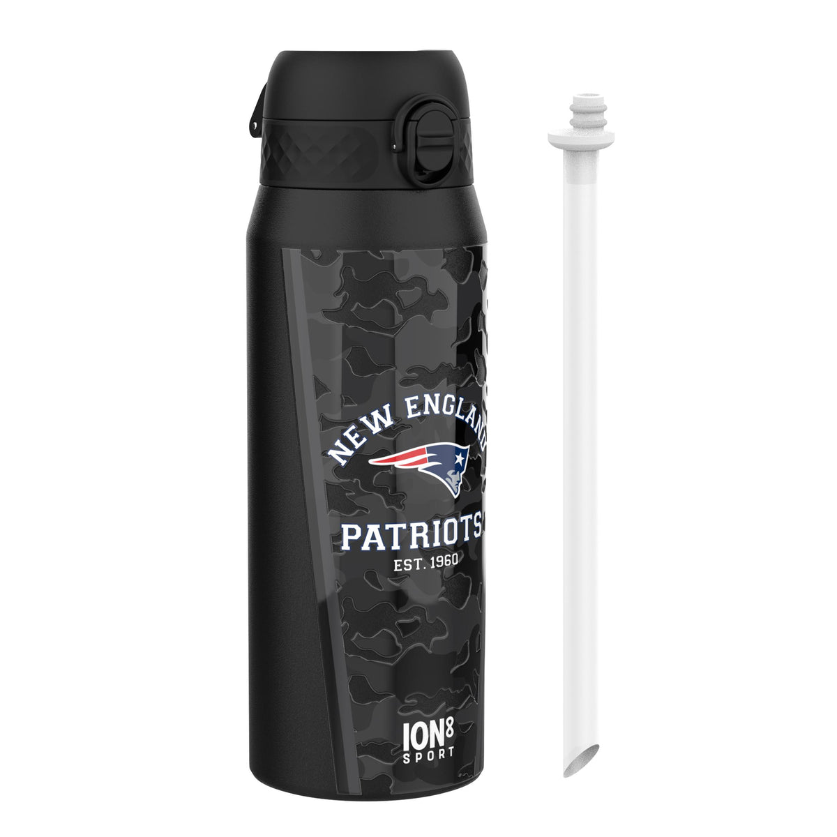 NFL x ION8, Isolierte Stahlflasche, Patriots, 750 ml