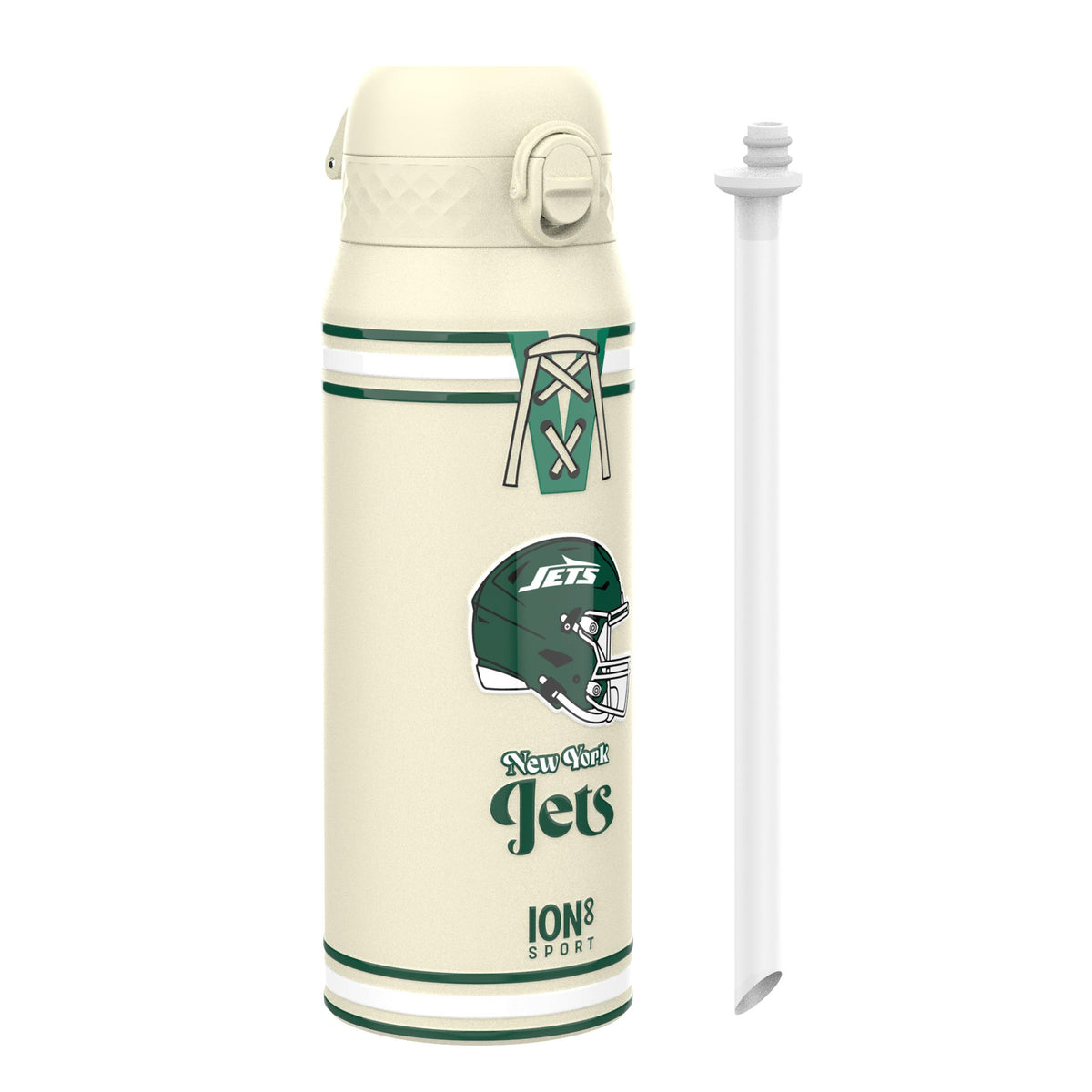 NFL x ION8, Isolierte Stahlflasche, Jets, 750 ml