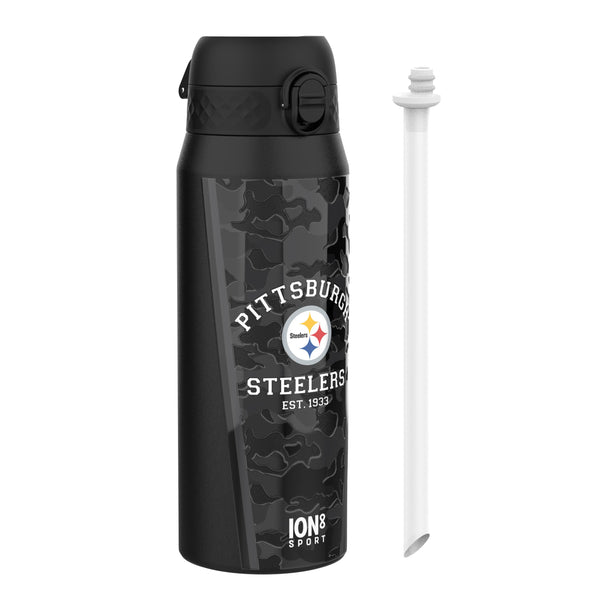 NFL x ION8, Isolierte Stahlflasche, Steelers, 750 ml