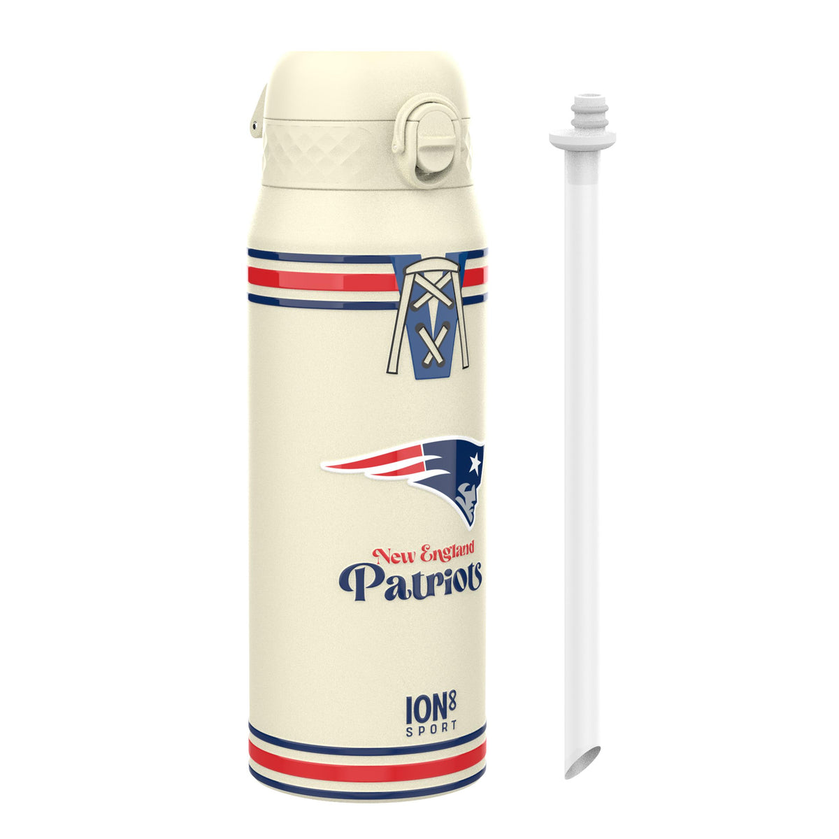 NFL x ION8, Isolierte Stahlflasche, Patriots, 750 ml