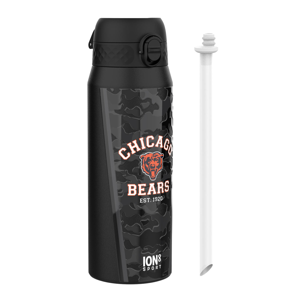 NFL x ION8, Isolierte Stahlflasche, Bears, 750 ml