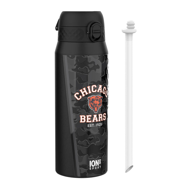 NFL x ION8, Isolierte Stahlflasche, Bears, 750 ml