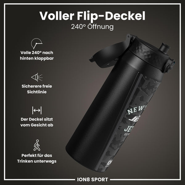 NFL x ION8, Isolierte Stahlflasche, Jets, 750 ml