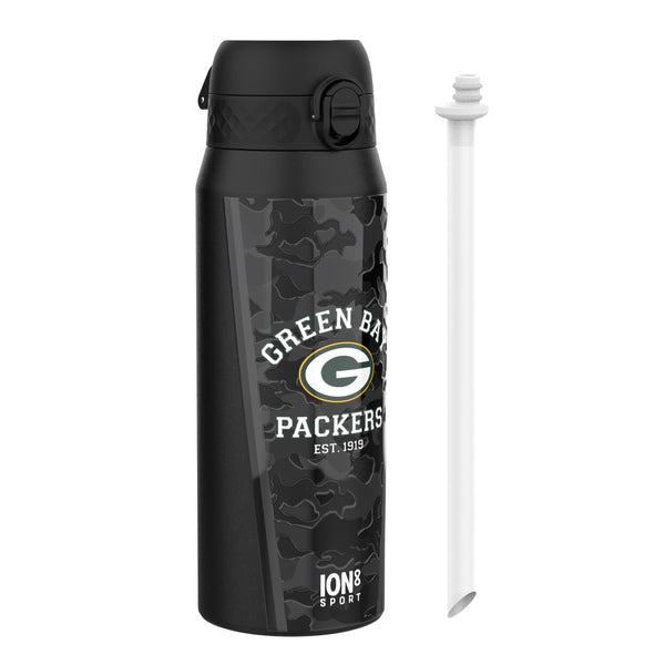 NFL x ION8, Isolierte Stahlflasche, Packers, 750 ml