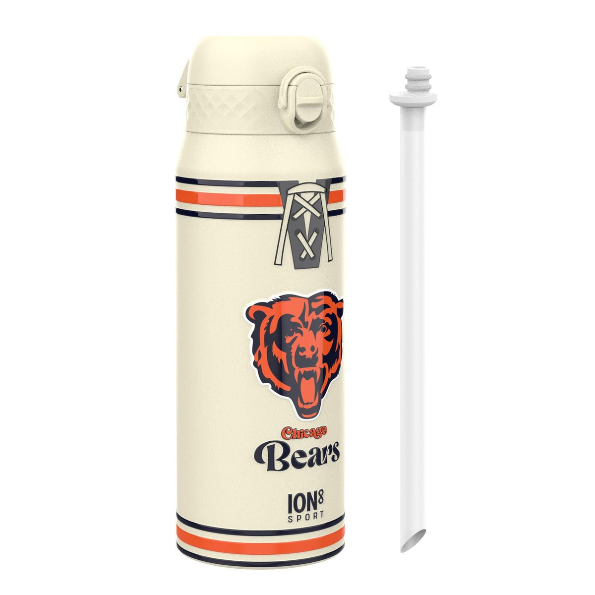 NFL x ION8, Isolierte Stahlflasche, Bears, 750 ml
