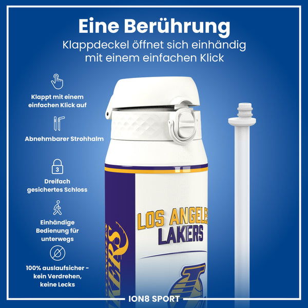 NBA x ION8, Isolierte Edelstahl, LA Lakers, 750 ml