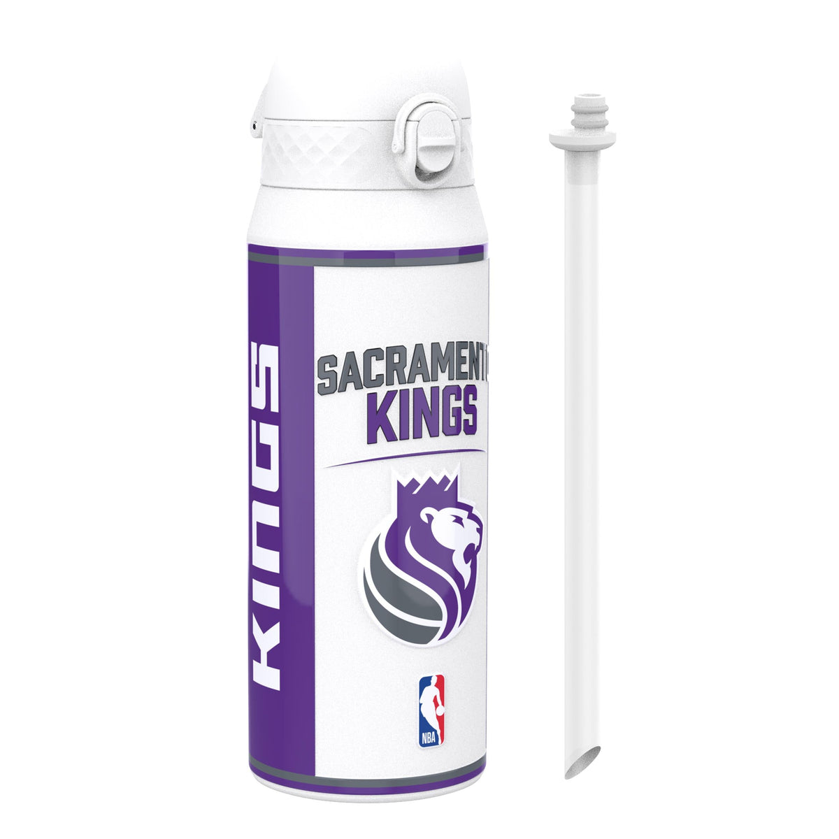 NBA x ION8, Isolierte Stahlflasche, Sacramento Kings, 750 ml