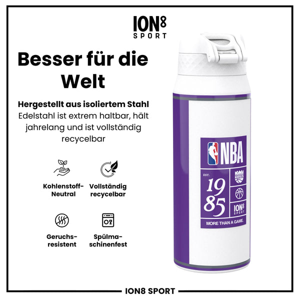 NBA x ION8, Isolierte Edelstahl, Sacramento Kings, 750 ml