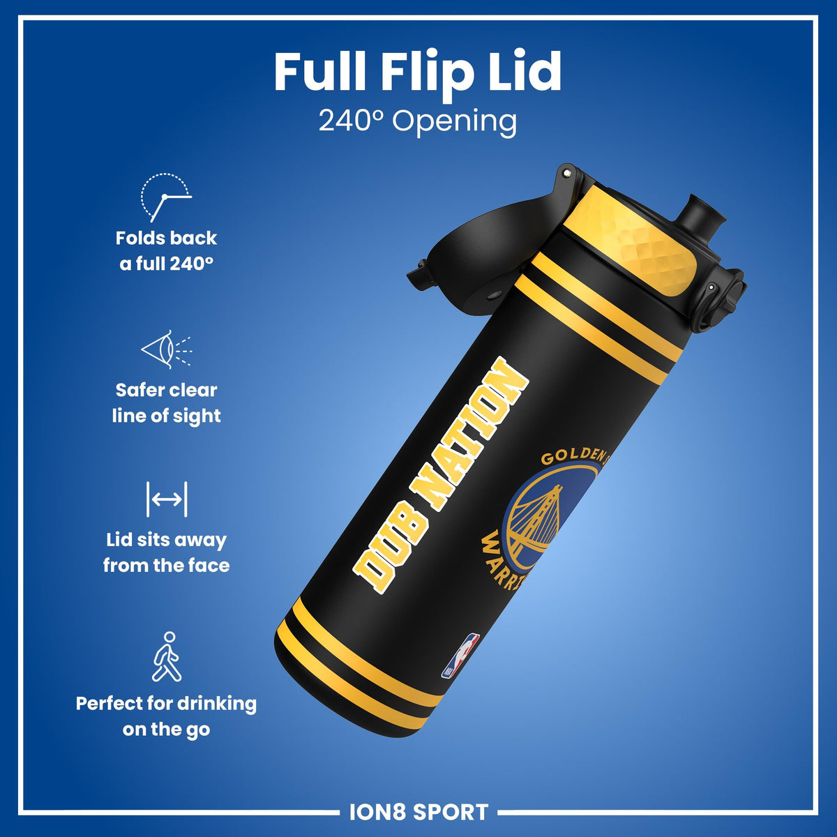 NBA x ION8, Recyclon, GS Warriors, 500 ml