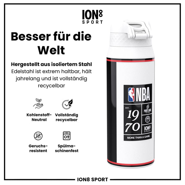 NBA x ION8, Isolierte Edelstahl, Portland Trailblazers, 750 ml