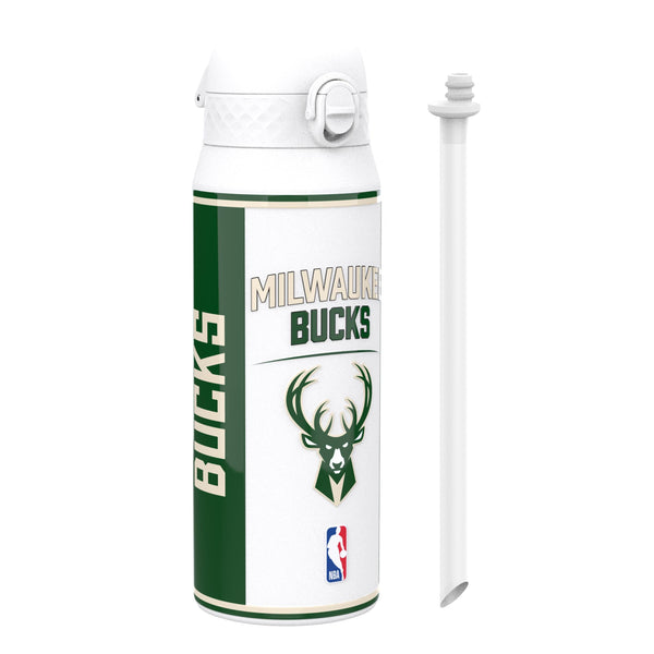NBA x ION8, Isolierte Stahlflasche, Milwaukee Bucks, 750 ml
