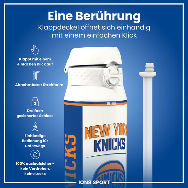 NBA x ION8, Isolierte Edelstahl, NY Knicks, 750 ml