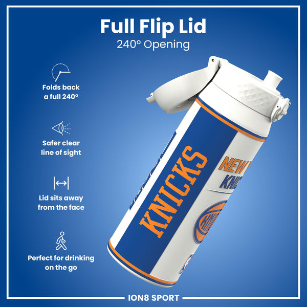 NBA x ION8, Isolierte Stahlflasche, NY Knicks, 750 ml