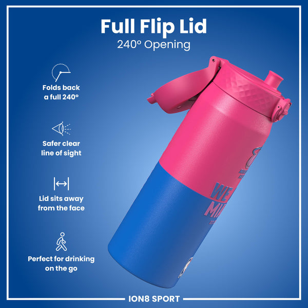 NBA x ION8, Isolierte Stahlflasche, Miami Heat, 750 ml