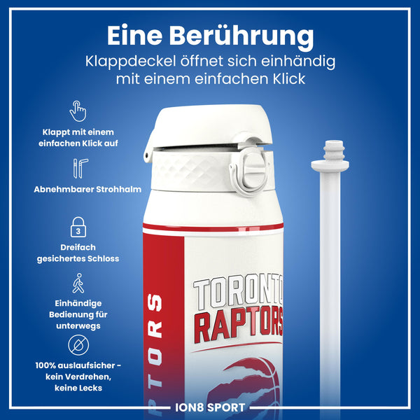 NBA x ION8, Isolierte Edelstahl, Toronto Raptors, 750 ml