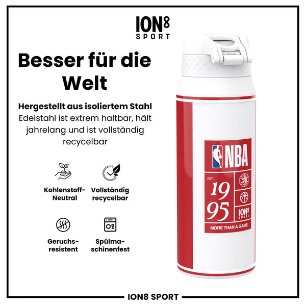 NBA x ION8, Isolierte Edelstahl, Toronto Raptors, 750 ml