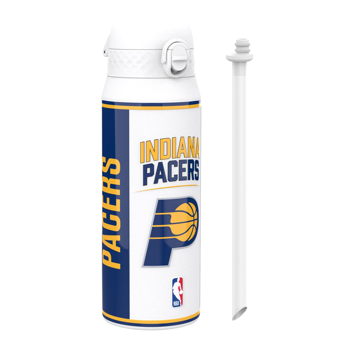 NBA x ION8, Isolierte Stahlflasche, Indiana Pacers, 750 ml