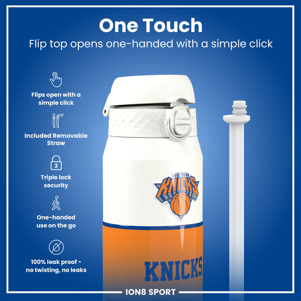 NBA x ION8, Isolierte Stahlflasche, NY Knicks, 750 ml