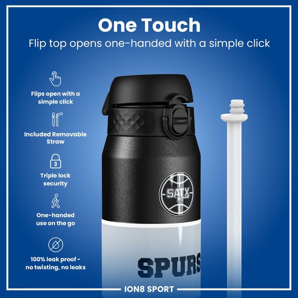NBA x ION8, Isolierte Stahlflasche, SA Spurs, 750 ml