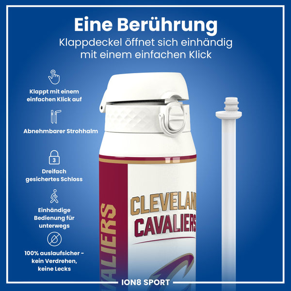 NBA x ION8, Isolierte Edelstahl, Cleveland Cavaliers, 750 ml