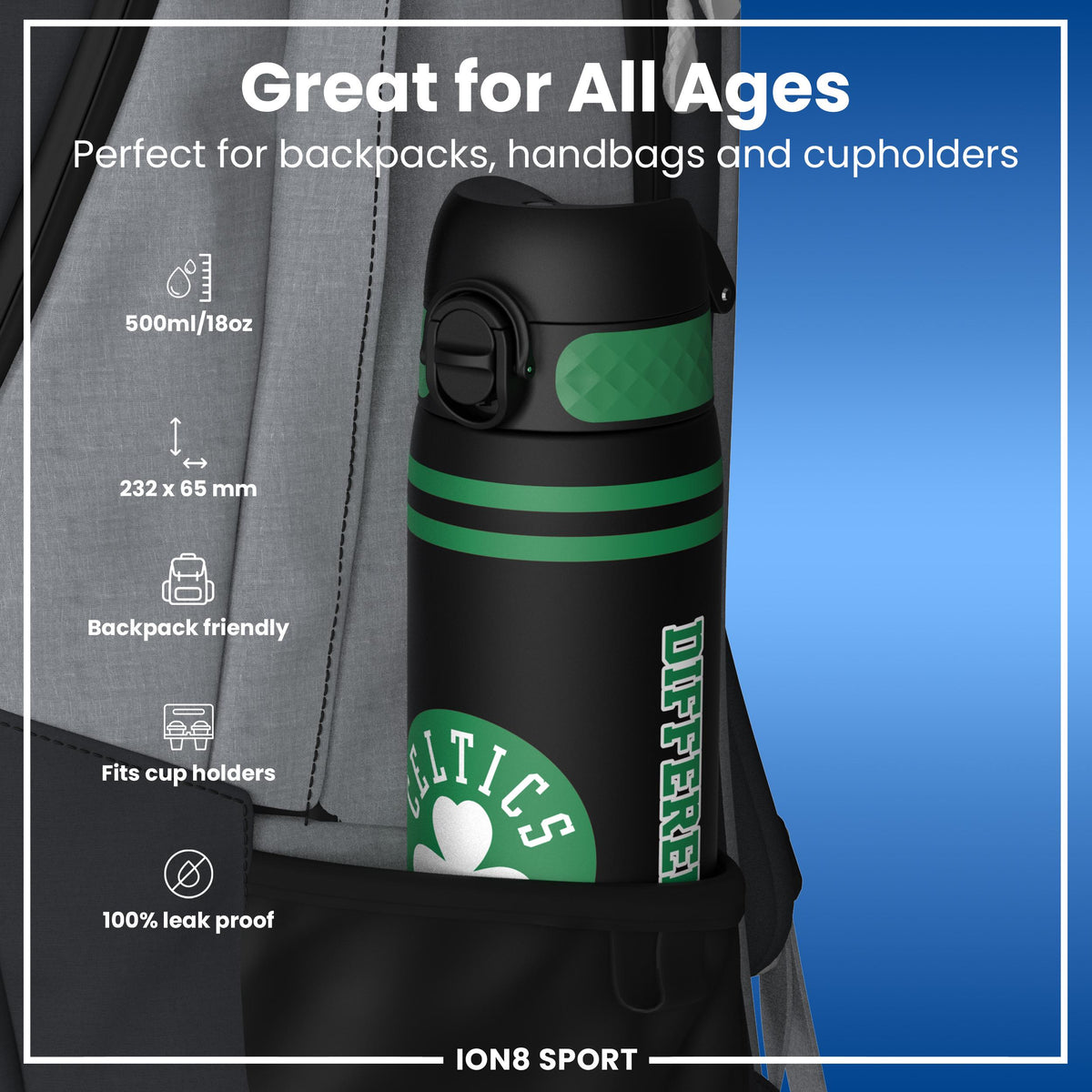 NBA x ION8, Recyclon, Boston Celtics, 500 ml