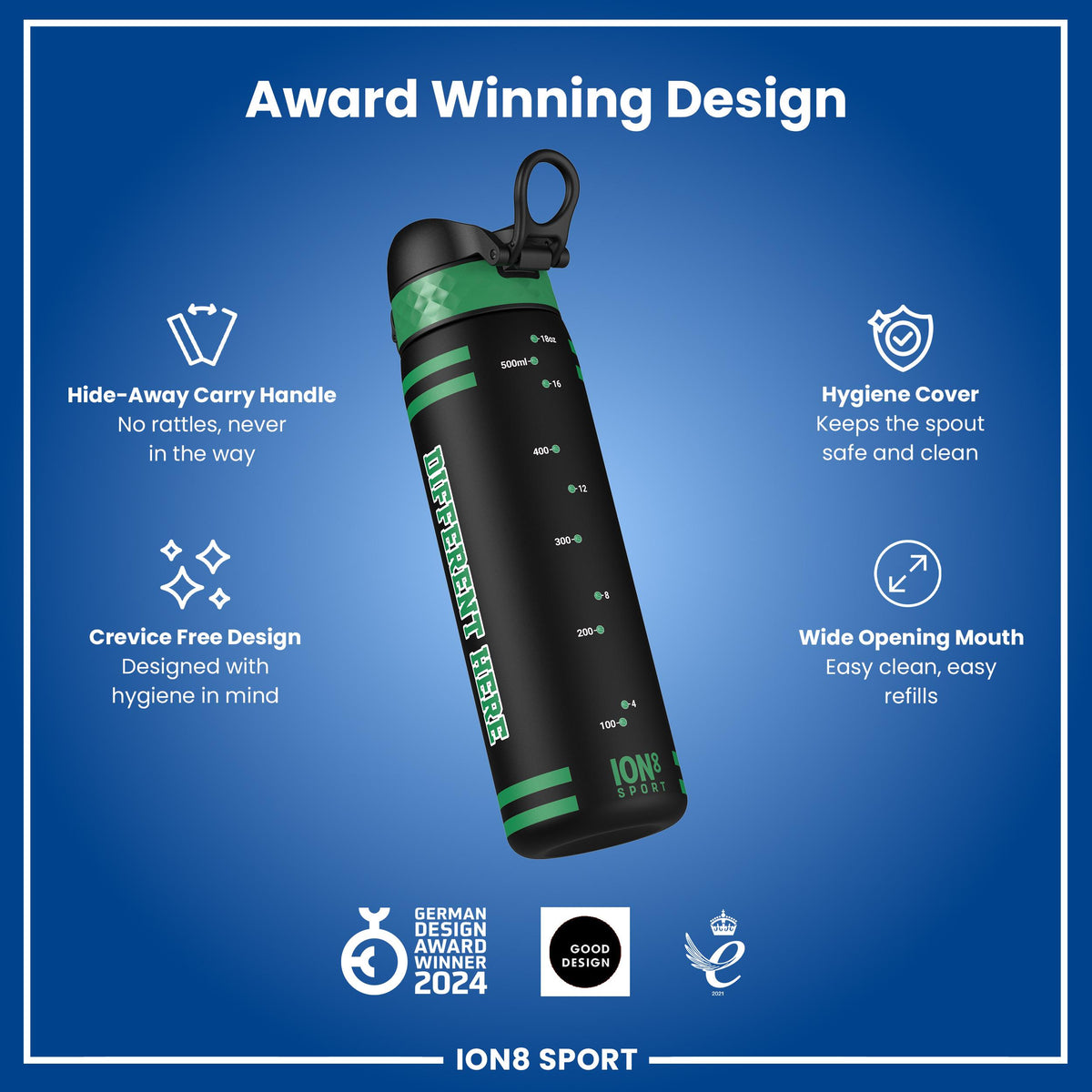 NBA x ION8, Recyclon, Boston Celtics, 500 ml