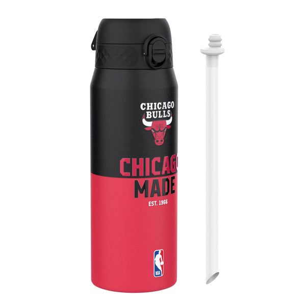 NBA x ION8, Isolierte Stahlflasche, Chicago Bulls, 750 ml