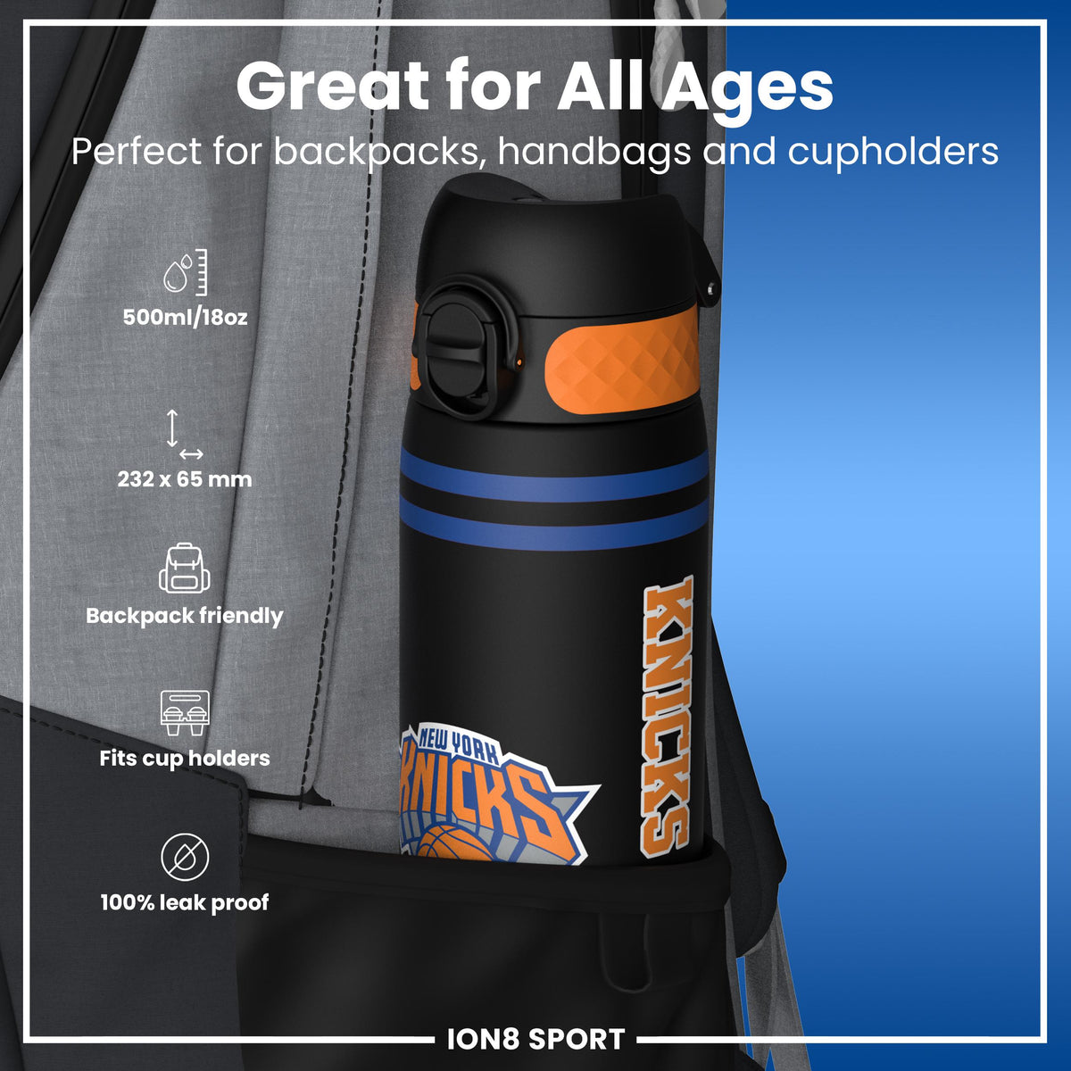 NBA x ION8, Recyclon, NY Knicks, 500 ml