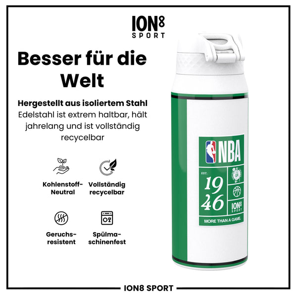 NBA x ION8, Isolierte Edelstahl, Boston Celtics, 750 ml