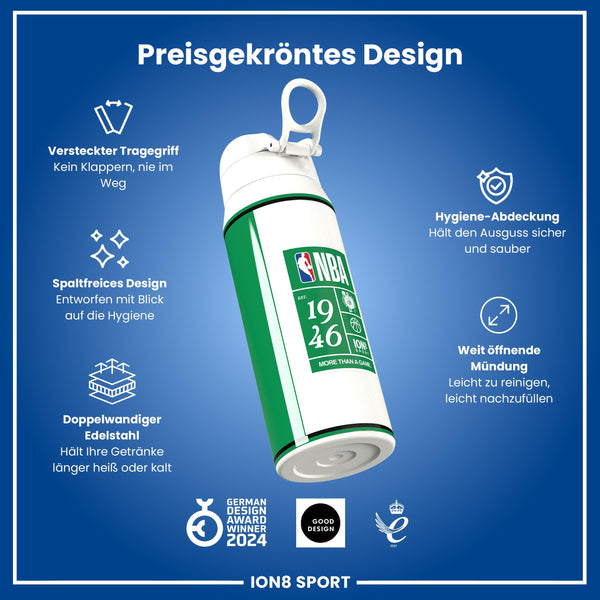 NBA x ION8, Isolierte Edelstahl, Boston Celtics, 750 ml