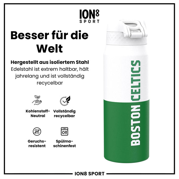 NBA x ION8, Isolierte Edelstahl, Boston Celtics, 750 ml